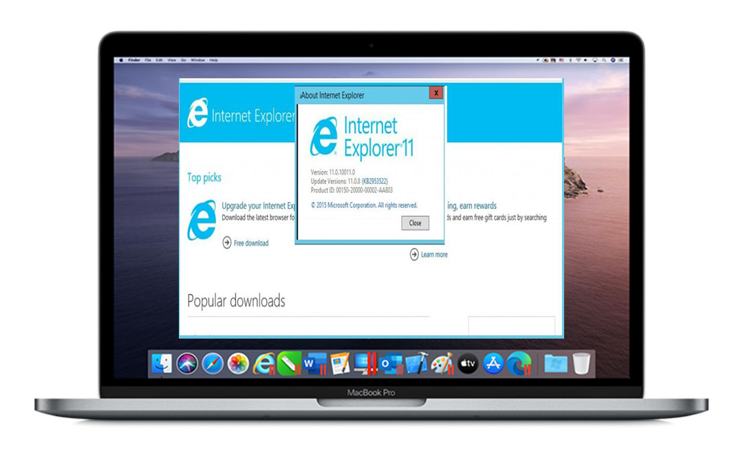 use websites that require internet explorer for mac